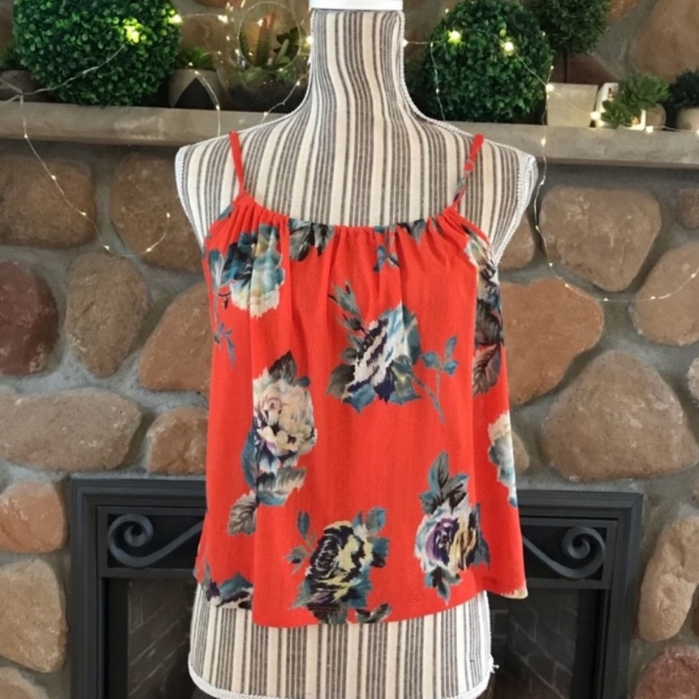 Mind Code Floral Open Back Tank Top - Picture 10 of 12